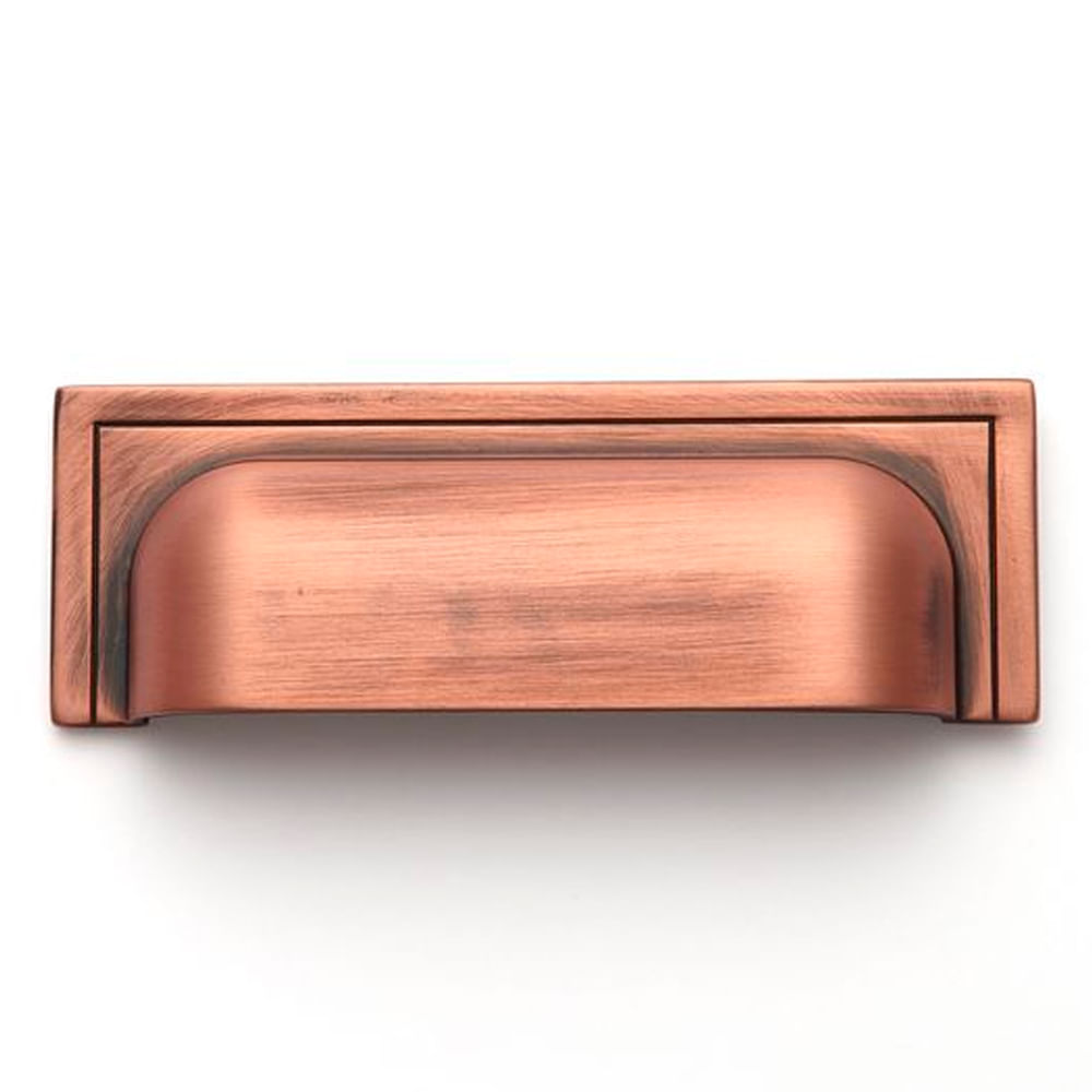 Puxador Plymouth 80mm Vecchio Cobre Zen